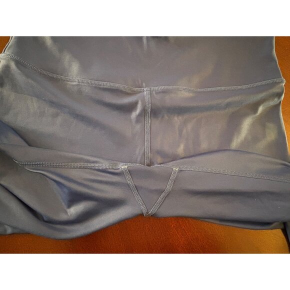 ZYIA Active Blue Metallic Light n Tight Hi-Rise Athletic Leggings Size 8 - 10 M - Picture 8 of 10